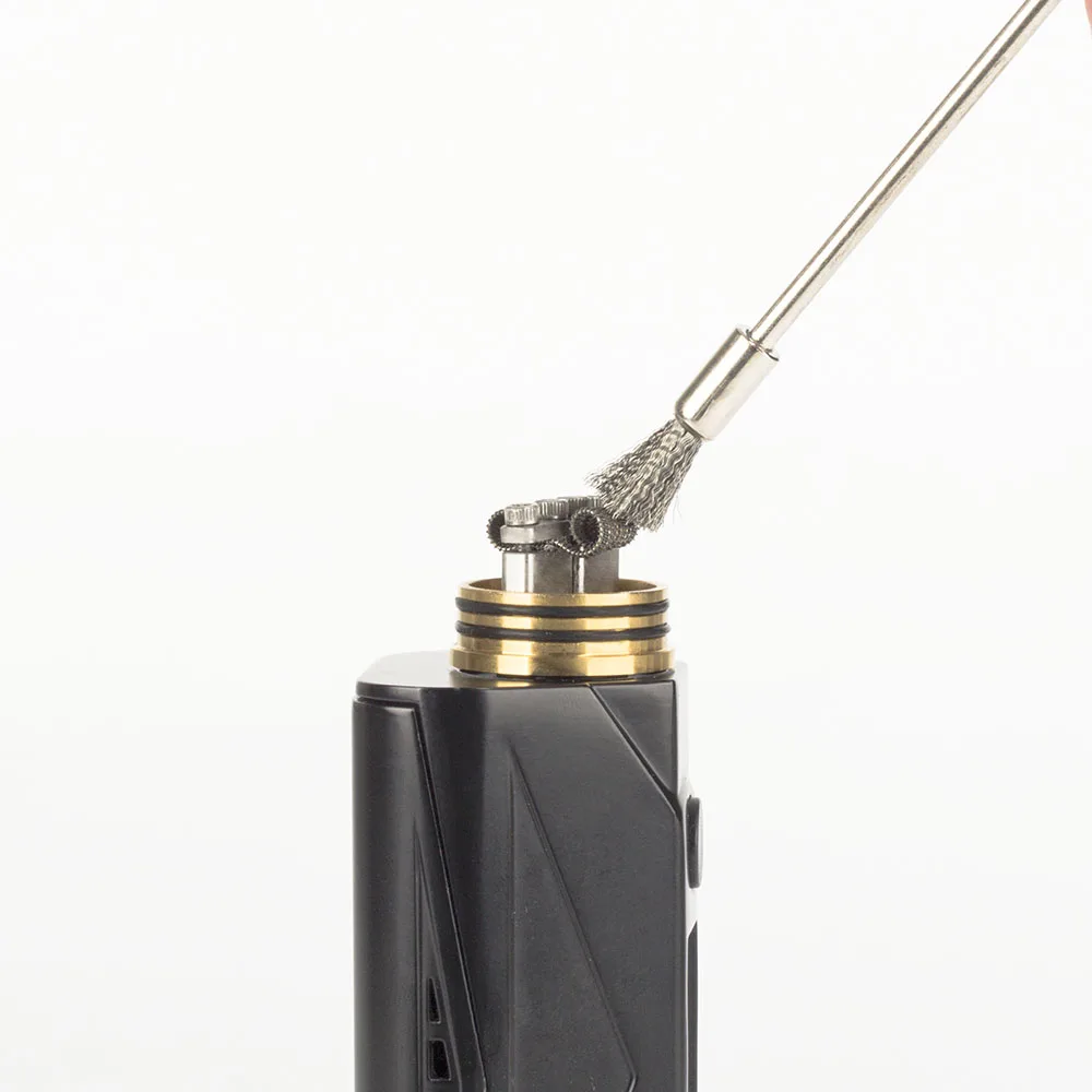 Coil Father Coil Brusher Cleaner, щетка для очистки нагревательного провода для электронной сигареты, RDA RDTA RTA Атомайзер
Coil Father Coil Brusher Cleaner, щетка для очистки нагревательного провода для электронной сигареты, RDA RDTA RTA Атомайзер