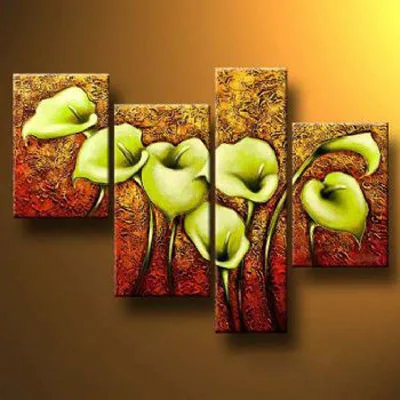 4pcs Hand Painted Canvas Painting-Amazing Colours Of Calla-Modern Canvas Art Wall Decor-Floral Oil Painting Wall Art
4pcs Hand Painted Canvas Painting-Amazing Colours Of Calla-Modern Canvas Art Wall Decor-Floral Oil Painting Wall Art