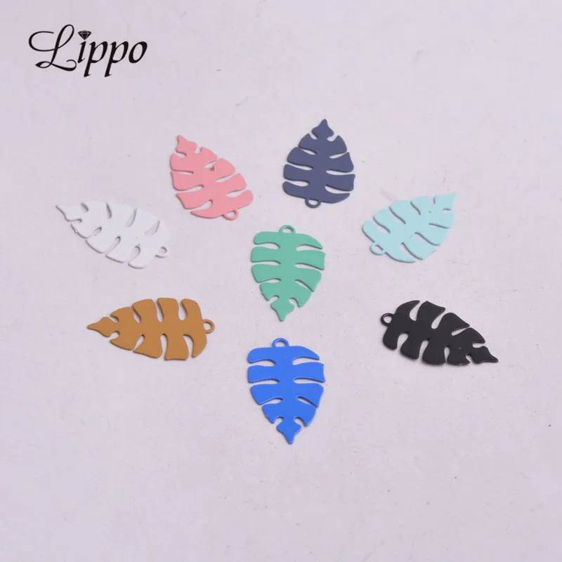 100pcs AC9329 Thin Colorfull Charms Silver Color Leaf Pendants Painted Metal Brass Jewelry Findings
100pcs AC9329 Thin Colorfull Charms Silver Color Leaf Pendants Painted Metal Brass Jewelry Findings