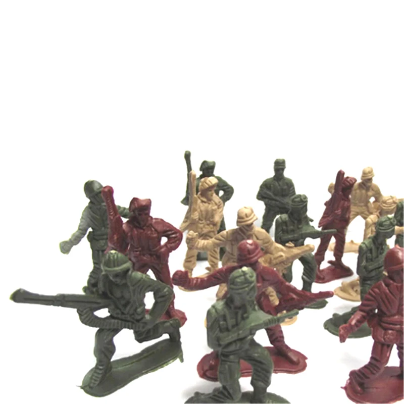 50Pcs Plastic Soldier Model World War II Soldier military Toys Best birthday Christmas gifts for Boys Toys for Children 5cm
50Pcs Plastic Soldier Model World War II Soldier military Toys Best birthday Christmas gifts for Boys Toys for Children 5cm