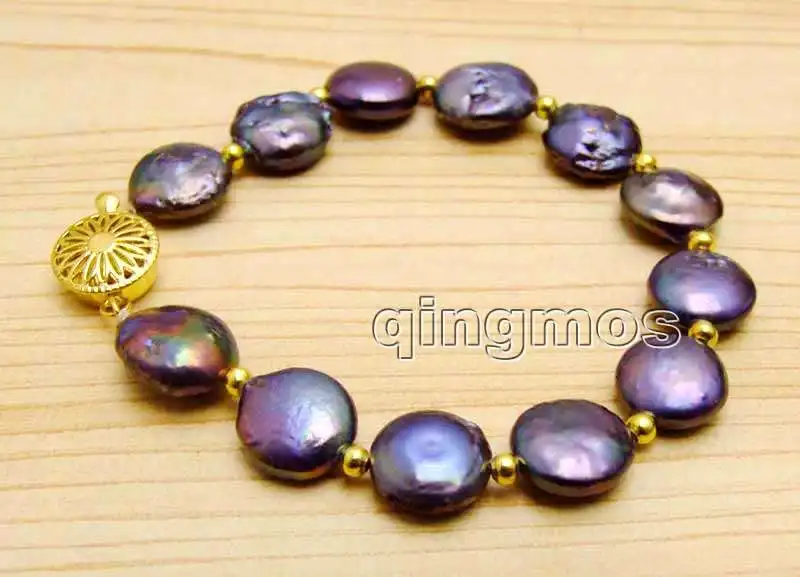Big 12-13mm Black Coin Round Natural Freshwater Pearl 7.5'' Bracelet-bra335 Wholesale/retail Free ship
Big 12-13mm Black Coin Round Natural Freshwater Pearl 7.5'' Bracelet-bra335 Wholesale/retail Free ship