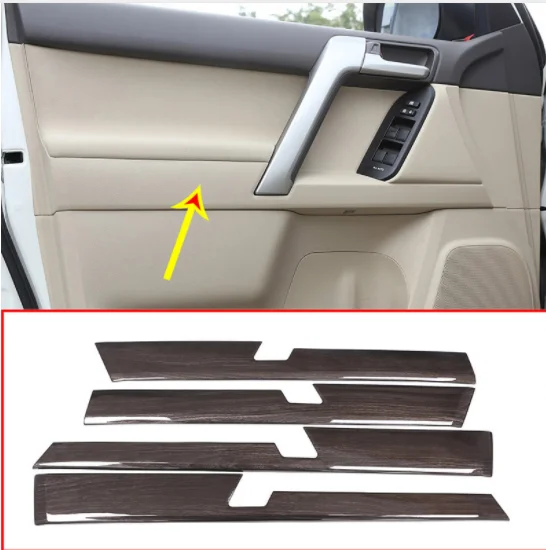 4pcs Black Wood Grain Car ABS Interior Door Decoration Panel Trim For Toyota Land Cruiser Prado FJ150 150 2010-2018 Accessories
4pcs Black Wood Grain Car ABS Interior Door Decoration Panel Trim For Toyota Land Cruiser Prado FJ150 150 2010-2018 Accessories