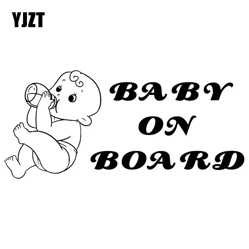 YJZT 16X7.2CM BABY ON BOARD Warning Whole Body Decoration Fashion Cartoon Vinyl Car Sticker C25-0164
YJZT 16X7.2CM BABY ON BOARD Warning Whole Body Decoration Fashion Cartoon Vinyl Car Sticker C25-0164