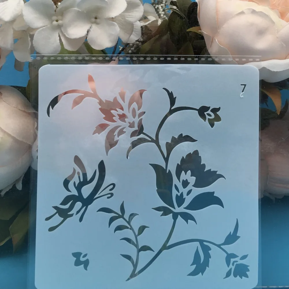 1Pcs 13cm Butterfly Flower DIY Layering Stencils Wall Painting Scrapbook Coloring Embossing Album Decorative Card Template
1Pcs 13cm Butterfly Flower DIY Layering Stencils Wall Painting Scrapbook Coloring Embossing Album Decorative Card Template