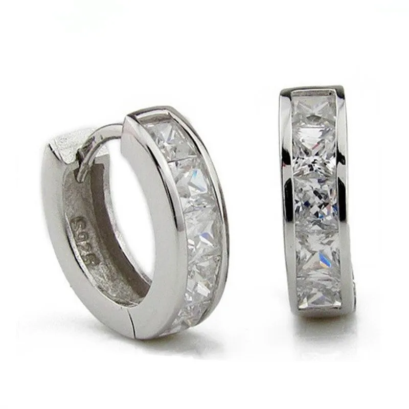 100% 925 sterling silver fashion shiny crystal ladies`stud earrings jewelry female Anti allergy wholesale drop shipping gift
100% 925 sterling silver fashion shiny crystal ladies`stud earrings jewelry female Anti allergy wholesale drop shipping gift