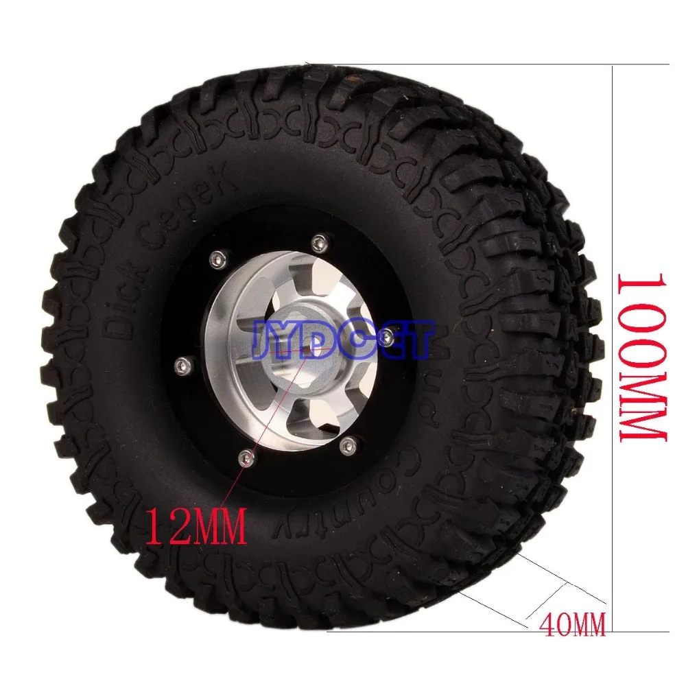 4pcs 1.9" Wheel/Rim & 100mm Super Swamper Tyre 1061-7036 For RC 1/10 Model Rock Crawler TRX-4 CC01
4pcs 1.9" Wheel/Rim & 100mm Super Swamper Tyre 1061-7036 For RC 1/10 Model Rock Crawler TRX-4 CC01