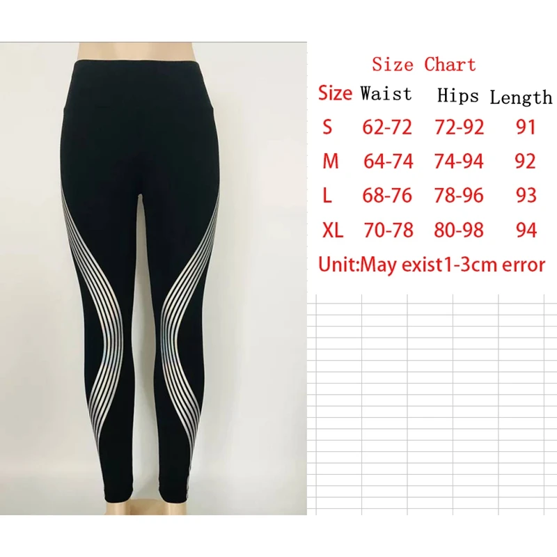New Special Women's Casual Reflective Individual Fitness Leggings Slim Stretch Elastic Glow in Dark Jogger
New Special Women's Casual Reflective Individual Fitness Leggings Slim Stretch Elastic Glow in Dark Jogger