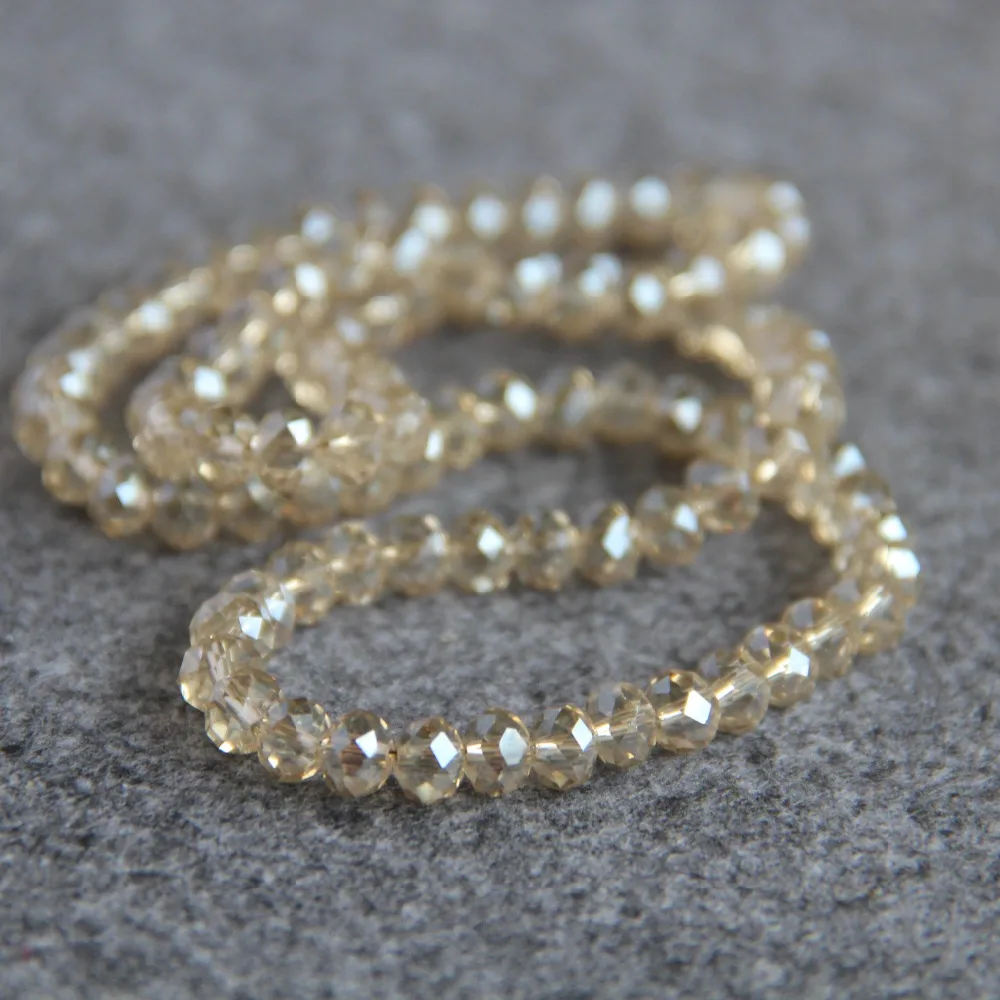 New For Necklace 4*6mm Faceted AB+ Gold-Color Glass Crystal Beads Stones Loose Beads 15inch DIY Fashion Jewelry Making Design
New For Necklace 4*6mm Faceted AB+ Gold-Color Glass Crystal Beads Stones Loose Beads 15inch DIY Fashion Jewelry Making Design