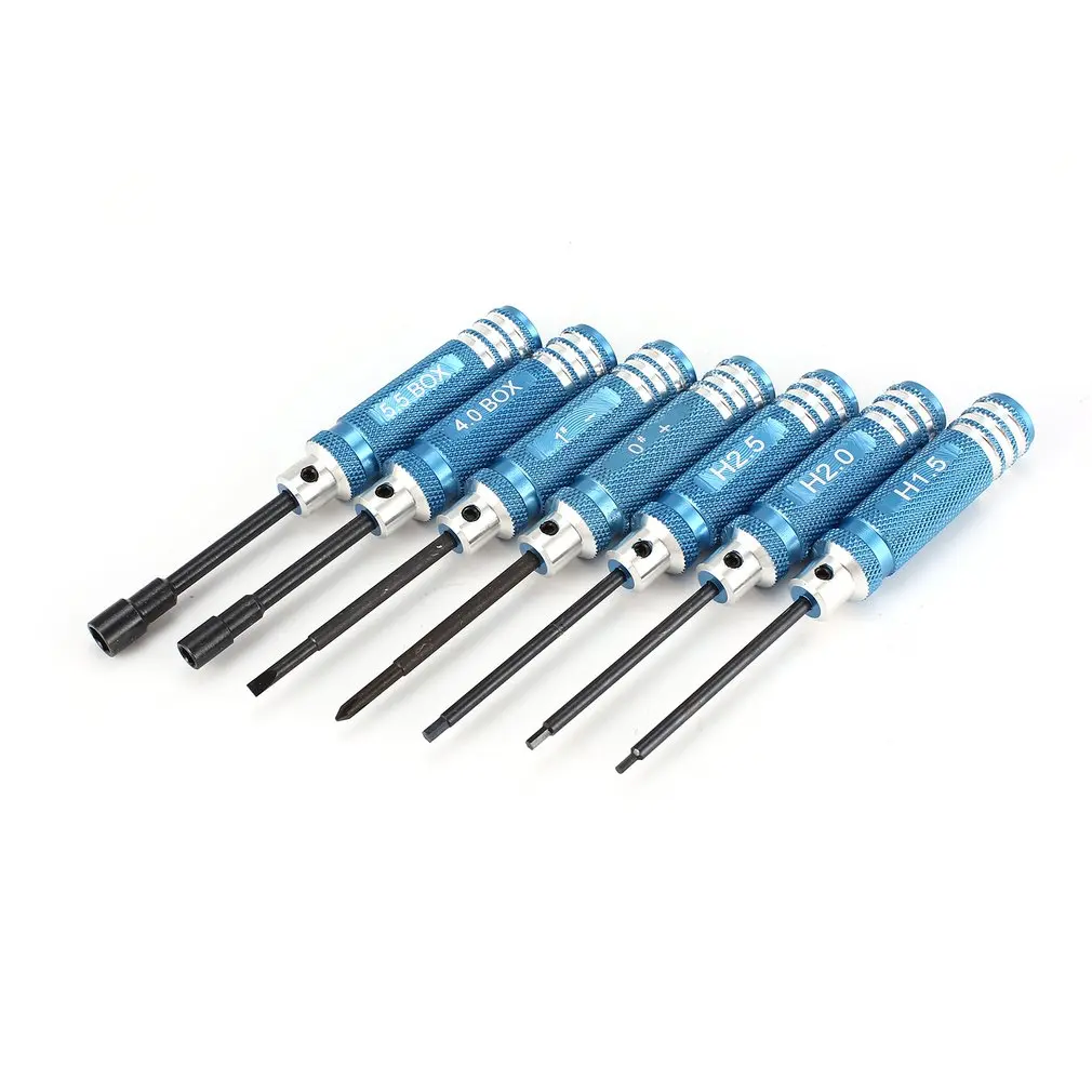 7Pcs Straight Cross 1.5 2.0 2.5mm Hex Screwdriver 4.0 5.5mm Sleeve Tools Nut Wrench Kit For RC Helicopter Car Aircraft Drone New
7Pcs Straight Cross 1.5 2.0 2.5mm Hex Screwdriver 4.0 5.5mm Sleeve Tools Nut Wrench Kit For RC Helicopter Car Aircraft Drone New