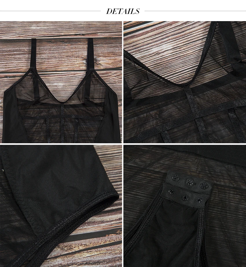 Gagaopt Lace Bodysuit Women Stripe Deep V Neck Perspective Mesh Bodysuit Black Sexy Bodysuit Jumpsuit Overalls
Gagaopt Lace Bodysuit Women Stripe Deep V Neck Perspective Mesh Bodysuit Black Sexy Bodysuit Jumpsuit Overalls
