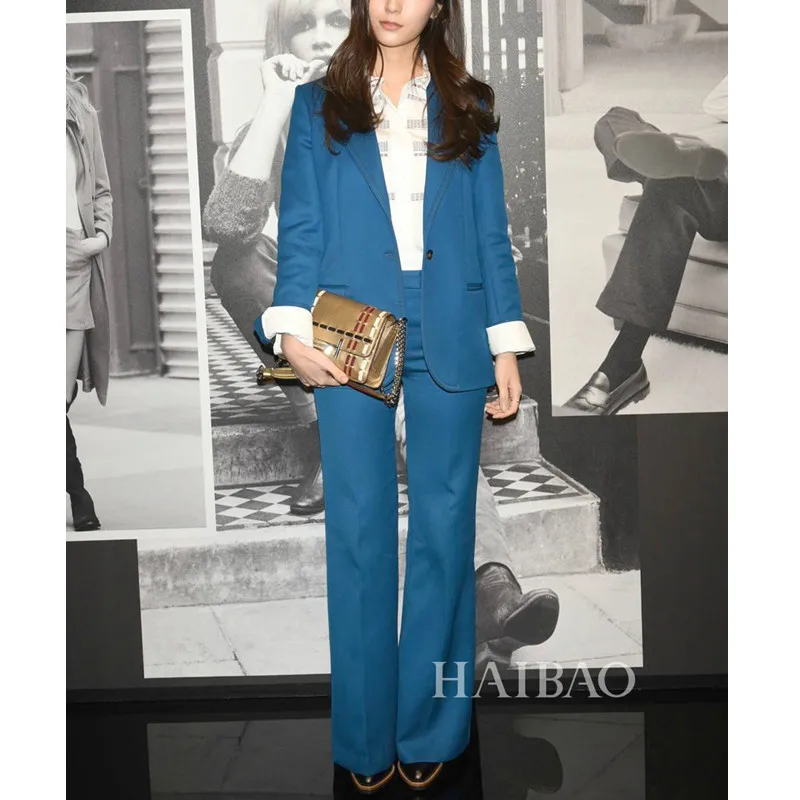 New Blazers Suit Solid Simple Women Pants Suits 2 Two Piece Sets Long Slim Jacket & Pants Female High quality
New Blazers Suit Solid Simple Women Pants Suits 2 Two Piece Sets Long Slim Jacket & Pants Female High quality