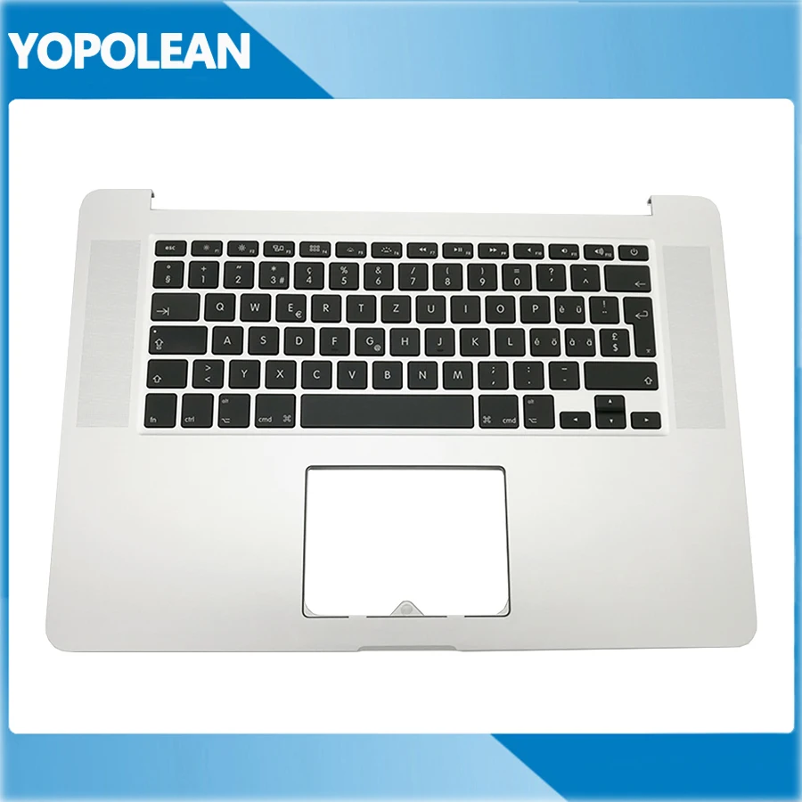 Протестированная швейцарская клавиатура для Macbook Pro Retina 15 дюймов A1398 Topcase 2015 года
Протестированная швейцарская клавиатура для Macbook Pro Retina 15 дюймов A1398 Topcase 2015 года