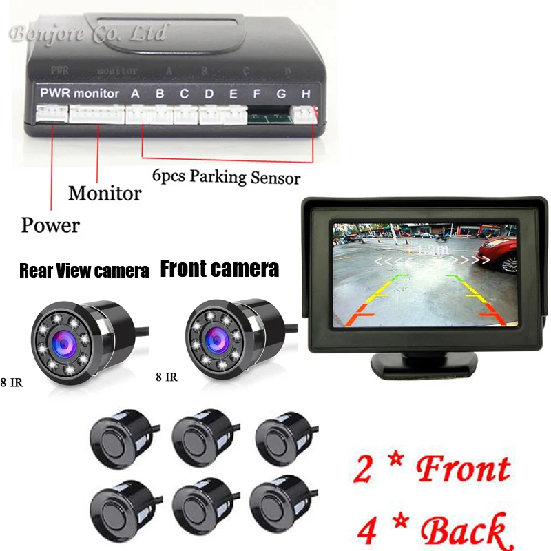 4.3inch hd mirror monitor & Auto Parking Sensor Reverse Backup Assistance Radar image System 8 IR Night Vision Rear Front camera
4.3inch hd mirror monitor & Auto Parking Sensor Reverse Backup Assistance Radar image System 8 IR Night Vision Rear Front camera