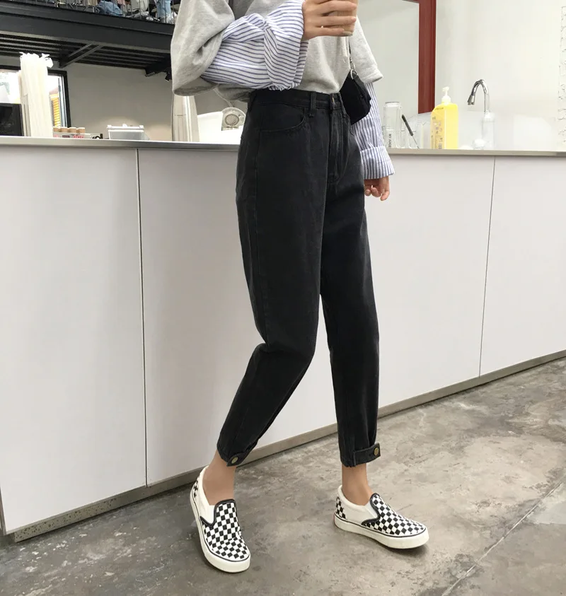 Woman's Jeans 2019 Spring Slim Pencil Pants Vintage High Waist Jeans Womens Pants Full Length Pants Loose Cowboy Ladies Jeans
Woman's Jeans 2019 Spring Slim Pencil Pants Vintage High Waist Jeans Womens Pants Full Length Pants Loose Cowboy Ladies Jeans