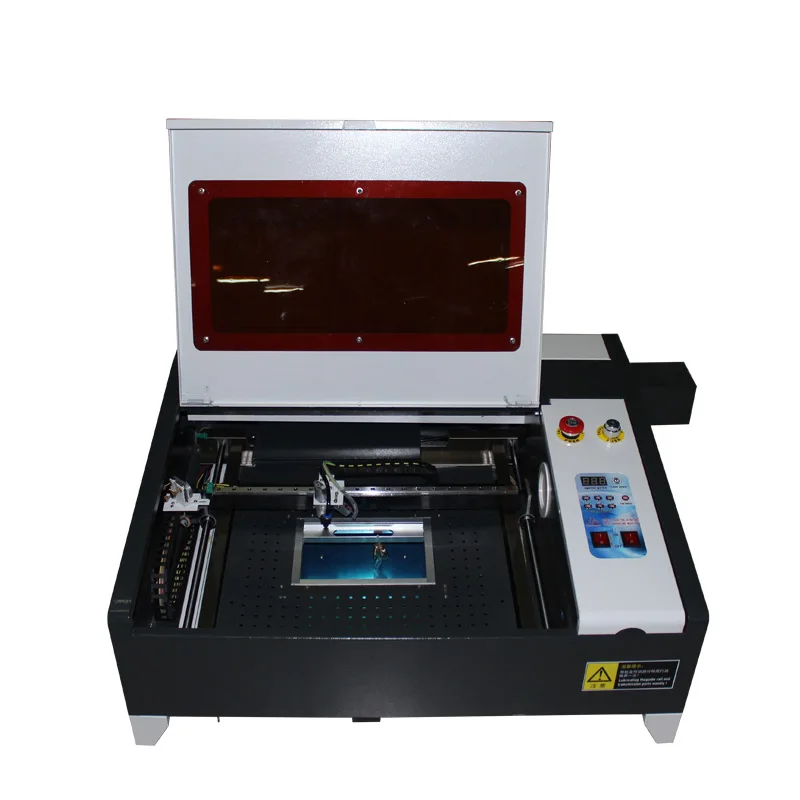 High power 50W CO2 laser cutting machine 4040 with rotary axis for wood plastic acrylic and so on
High power 50W CO2 laser cutting machine 4040 with rotary axis for wood plastic acrylic and so on