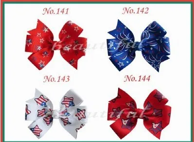 

200pcs New Hand Customize Hair AccessoriesBLESSING Good Girl COSTUM 3-3.5" Boutique Hair Bow 2 Style Clip