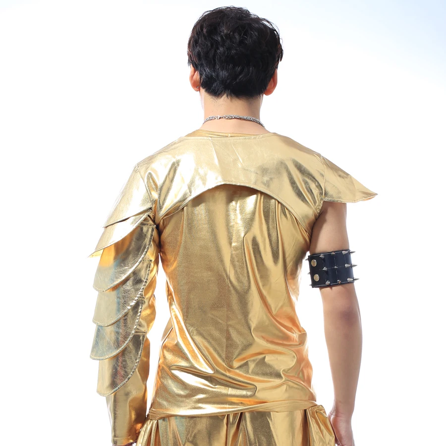 Star style 2018 male leather clothing ds costume oblique top leather the trend of personality dj The singer's clothing
Star style 2018 male leather clothing ds costume oblique top leather the trend of personality dj The singer's clothing