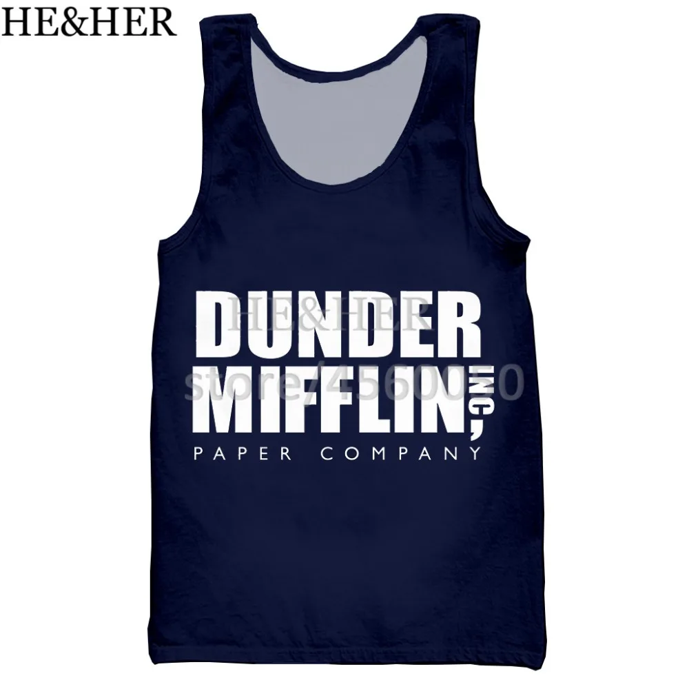 The office TV Show Dunder Mifflin 3D printed unisex tank top fashion tank top work out men women tank tops halter tank top
The office TV Show Dunder Mifflin 3D printed unisex tank top fashion tank top work out men women tank tops halter tank top