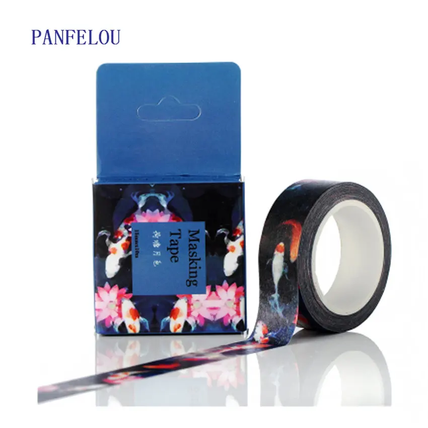 PANFELOU 1.5CMx10M The lotus cartoon Stickers border masking adhesive paper washi tape DIY Scrapbooking Hand account
PANFELOU 1.5CMx10M The lotus cartoon Stickers border masking adhesive paper washi tape DIY Scrapbooking Hand account