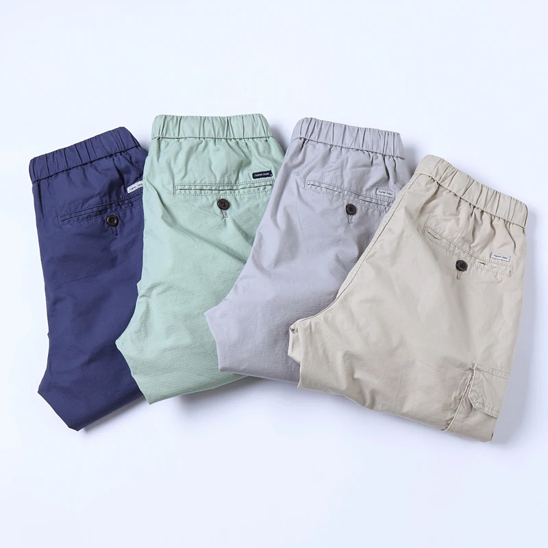 2020 Summer New Style Men's Cotton Short Sleeve Casual Loose Straight Solid Color Men's Shorts Brand Clothing
2020 Summer New Style Men's Cotton Short Sleeve Casual Loose Straight Solid Color Men's Shorts Brand Clothing