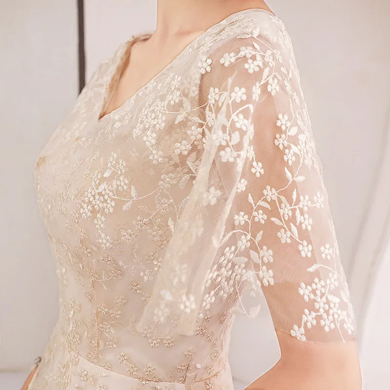 Evening Dress Long V Neck Short Sleeves A Line Special Occasion Dresses Party Gowns Vestido De Festa Longo
Evening Dress Long V Neck Short Sleeves A Line Special Occasion Dresses Party Gowns Vestido De Festa Longo