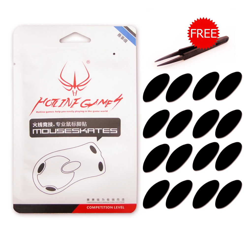 Hotline Games Mouse Feet For Microsoft IE3 IO1.1 Professional Gaming Mouseskates F4 Silver 0.6mm Competition Level Mouse Feet
Hotline Games Mouse Feet For Microsoft IE3 IO1.1 Professional Gaming Mouseskates F4 Silver 0.6mm Competition Level Mouse Feet