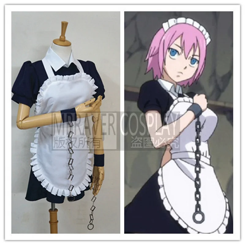 

Fairy Tail Barugo Virgo the "Maiden" maid dress Cosplay Costume