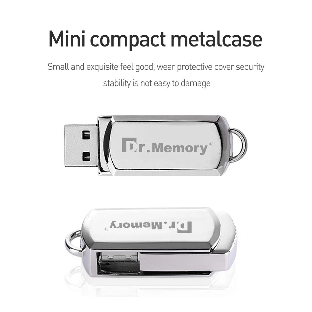 Металлические USB флеш-накопители 16 ГБ мини-Флешка 32 Гб персонализированная карта