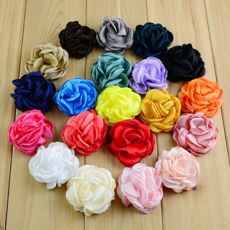 20 pcs/ lot 2 Inches Satin Flower Burned Edges Satin Rose Hair Flower Brooch Pin Fabric Flowers
20 pcs/ lot 2 Inches Satin Flower Burned Edges Satin Rose Hair Flower Brooch Pin Fabric Flowers
