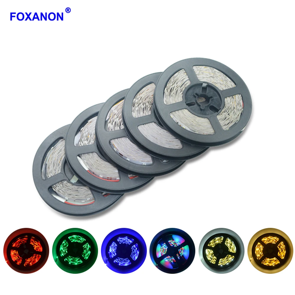Foxanon 5M 300leds 3528SMD LED Strip Light No Waterproof DC 12V 60leds/m Diode Tape LEDs Light Strips For Indoor Home Decoration
Foxanon 5M 300leds 3528SMD LED Strip Light No Waterproof DC 12V 60leds/m Diode Tape LEDs Light Strips For Indoor Home Decoration