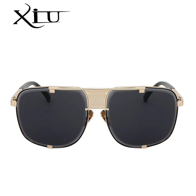 Солнечные очки XIU в стиле оверсайз UV400 для мужчин и женщин модные брендовые