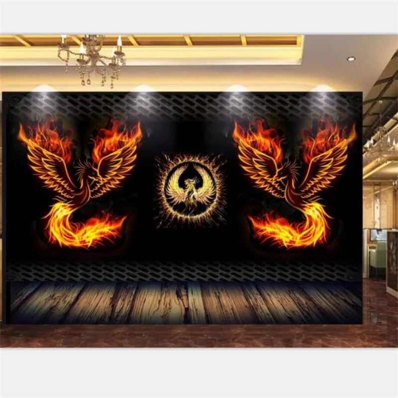 beibehang 3d wallpaper murals custom home decoration hall fire phoenix bar nightclub TV tooling background wall painting
beibehang 3d wallpaper murals custom home decoration hall fire phoenix bar nightclub TV tooling background wall painting