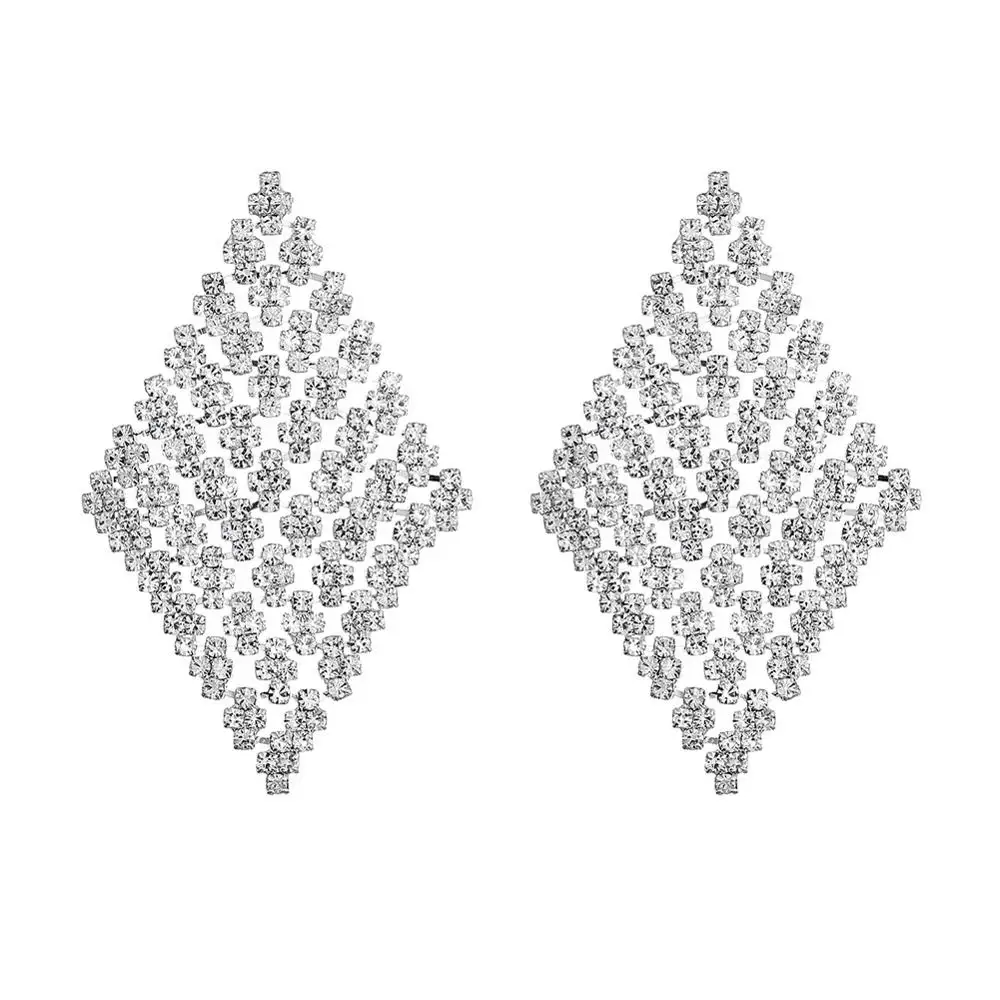 Hot Sale Geometry Earring Alloy Crystal Fashion Jewelry For Bridal Wedding Party Dress Accessories
Hot Sale Geometry Earring Alloy Crystal Fashion Jewelry For Bridal Wedding Party Dress Accessories