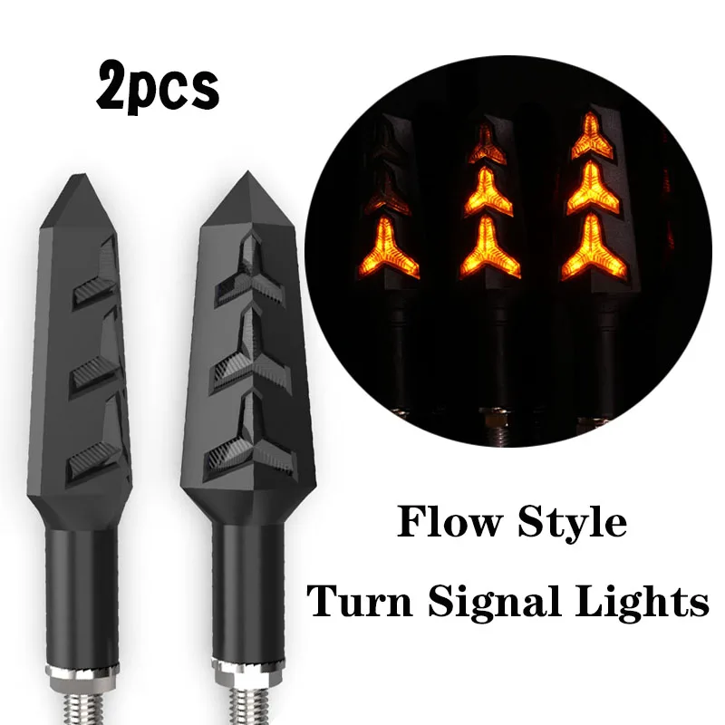 2pcs LED Motorcycle Turn Signals Light Motorcycles bike Flowing Water Blinker Flashing Indicator Bendable Tail Stop Signal lamp
2pcs LED Motorcycle Turn Signals Light Motorcycles bike Flowing Water Blinker Flashing Indicator Bendable Tail Stop Signal lamp
