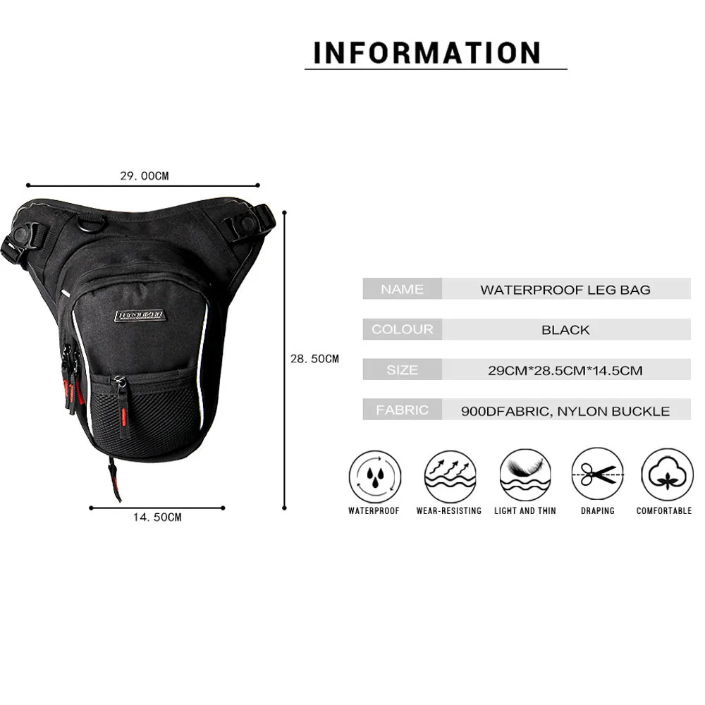 Cycling Waterproof Motorcycle Bag luggage Motorcycle Drop Leg Bag Motor Saddle Bags Outdoor Multi-function Pockets Leg Bags
Cycling Waterproof Motorcycle Bag luggage Motorcycle Drop Leg Bag Motor Saddle Bags Outdoor Multi-function Pockets Leg Bags