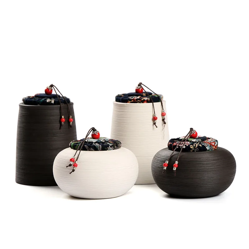 Black Zen Japanese Style Vintage Coarse Pottery Tea Caddy Ceramic Sealed Jar Home Storage Bottle Tea Caddies Kitchen Accessories
Black Zen Japanese Style Vintage Coarse Pottery Tea Caddy Ceramic Sealed Jar Home Storage Bottle Tea Caddies Kitchen Accessories