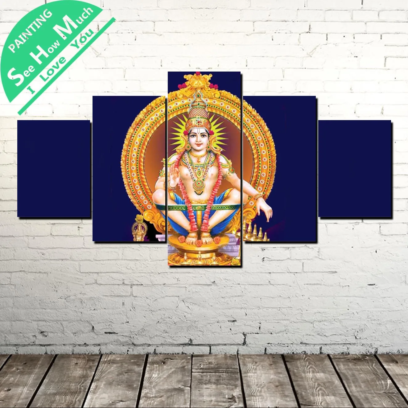5 Piece Ayyappan Swami Lord Painting Wall art Picture Art Poster Decoration Picture Modern Print Wall Picture
5 Piece Ayyappan Swami Lord Painting Wall art Picture Art Poster Decoration Picture Modern Print Wall Picture