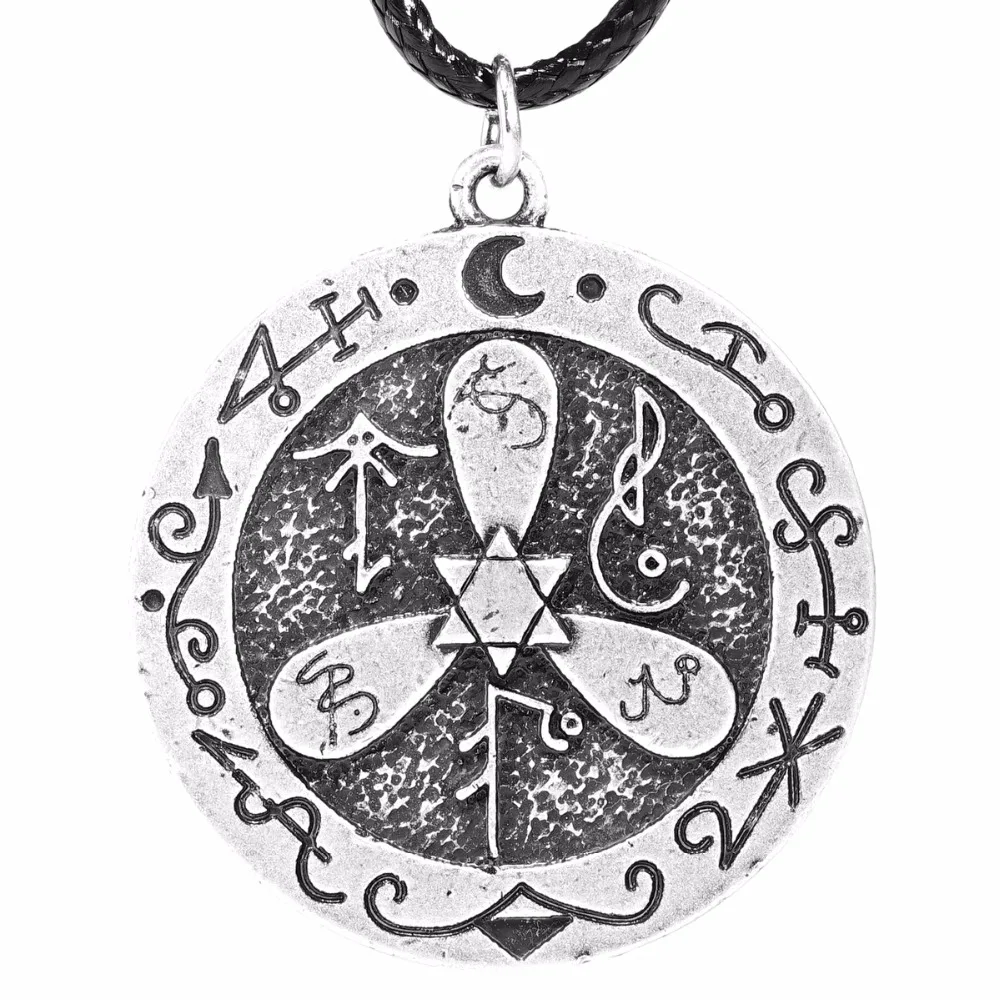 Sigil to Banish Harmful Spirits Pendant Necklace Wiccan Pagan Jewelry Tibetan Silver Necklaces & Pendants Male Collar Lead Free
Sigil to Banish Harmful Spirits Pendant Necklace Wiccan Pagan Jewelry Tibetan Silver Necklaces & Pendants Male Collar Lead Free