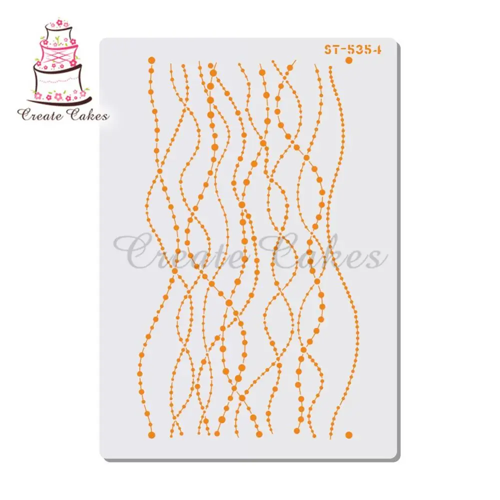 Pearl Chain Stencil For Walls Painting Scrapbooking Stamp Album Decorative Embossing DIY Craft Paper Card Template 
Pearl Chain Stencil For Walls Painting Scrapbooking Stamp Album Decorative Embossing DIY Craft Paper Card Template