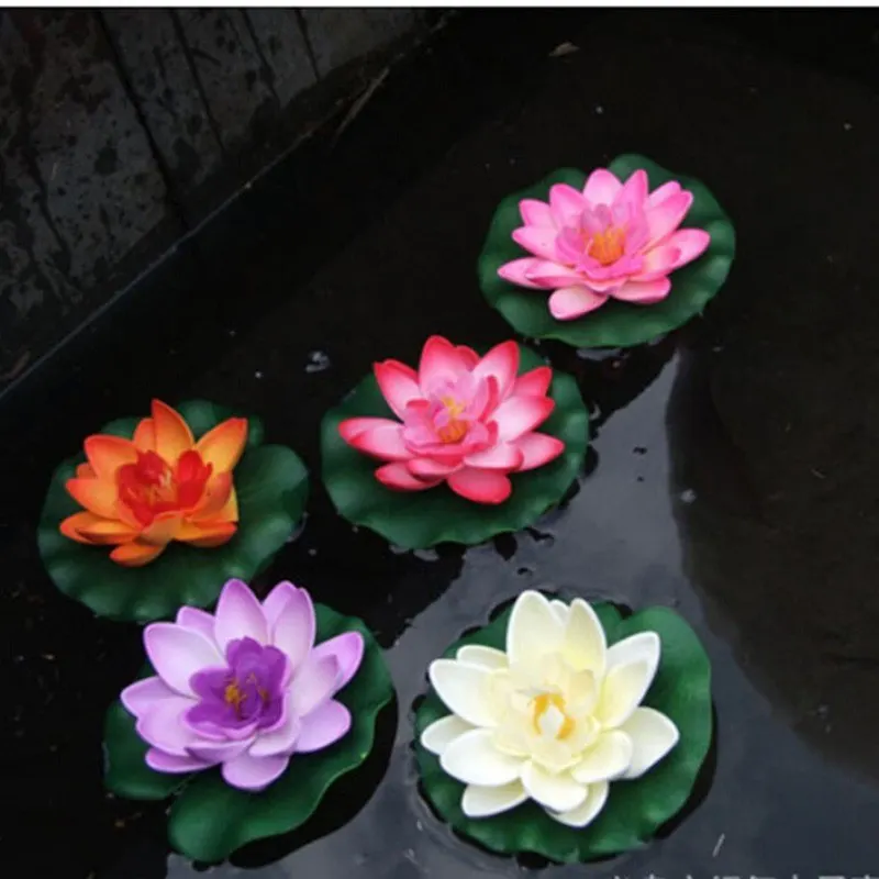 1 PCS Artificial Lotus Water Lily Floating Flower Pond Tank Plant Ornament 10cm Home Garden Pond Decoration
1 PCS Artificial Lotus Water Lily Floating Flower Pond Tank Plant Ornament 10cm Home Garden Pond Decoration