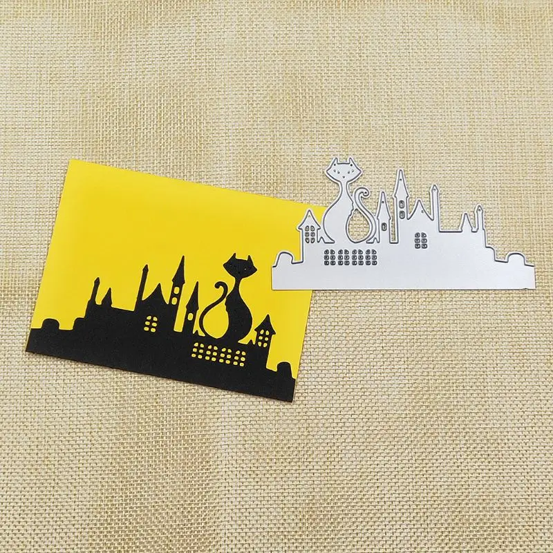 Cat House Metal Cutting Dies Stencil DIY Scrapbooking Album Stamp Paper Card Embossing Crafts Decor
Cat House Metal Cutting Dies Stencil DIY Scrapbooking Album Stamp Paper Card Embossing Crafts Decor