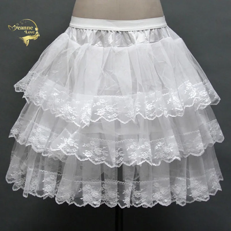 3 Layers Lace Trim Short Petticoats for Cocktail Dress Halloween Petticoat Crinoline Underskirt Rockabilly Ballet Summer Skirt
3 Layers Lace Trim Short Petticoats for Cocktail Dress Halloween Petticoat Crinoline Underskirt Rockabilly Ballet Summer Skirt