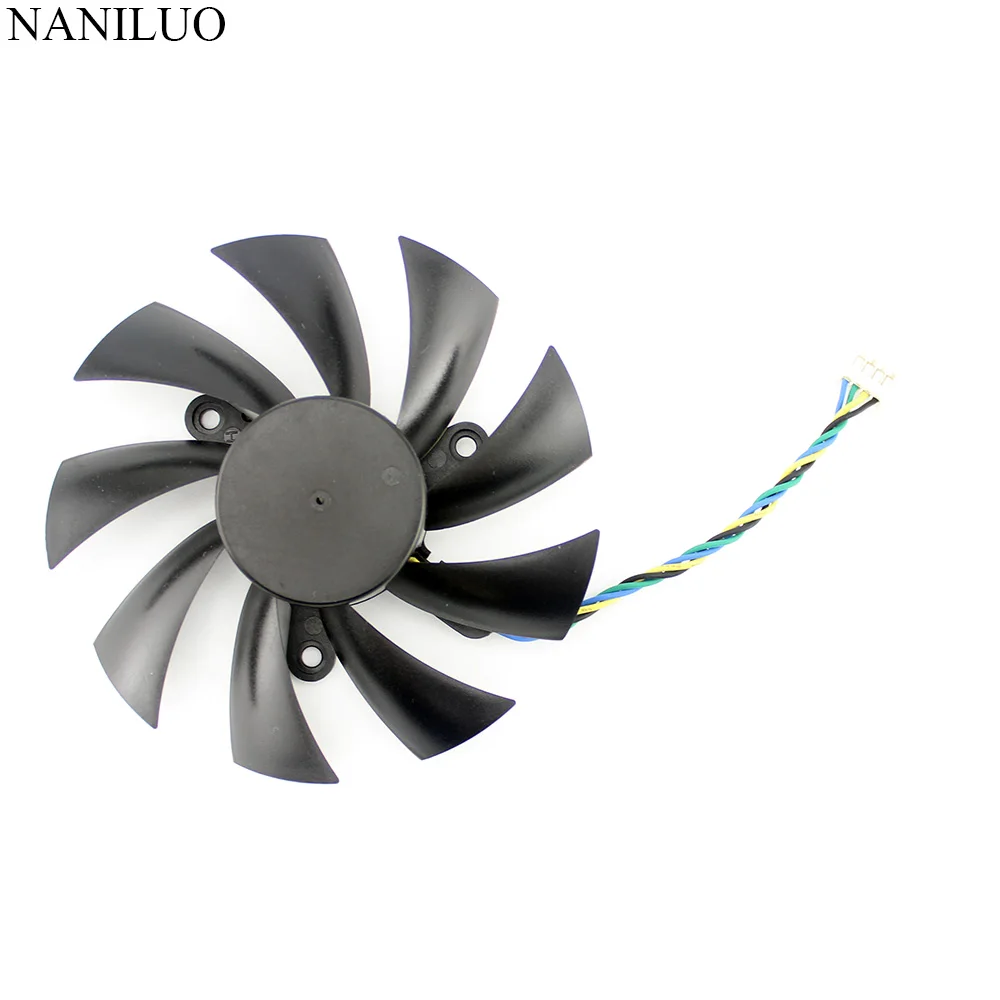 

New PLA09215B12H 12V 0.55A 4 Wire 4Pin Cooler Fan For MSI N460GTX N560GTX 570 580GTX HD6870 Fan Graphics Card Cooling Fan