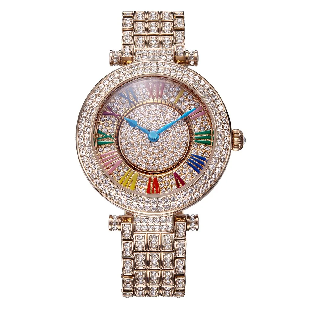 Davena Lady Wrist Crystal Watch Women's Rotate Hours Top Fashion Dress Bracelet Luxury Rhinestones Bling Girl Birthday Gift
Davena Lady Wrist Crystal Watch Women's Rotate Hours Top Fashion Dress Bracelet Luxury Rhinestones Bling Girl Birthday Gift