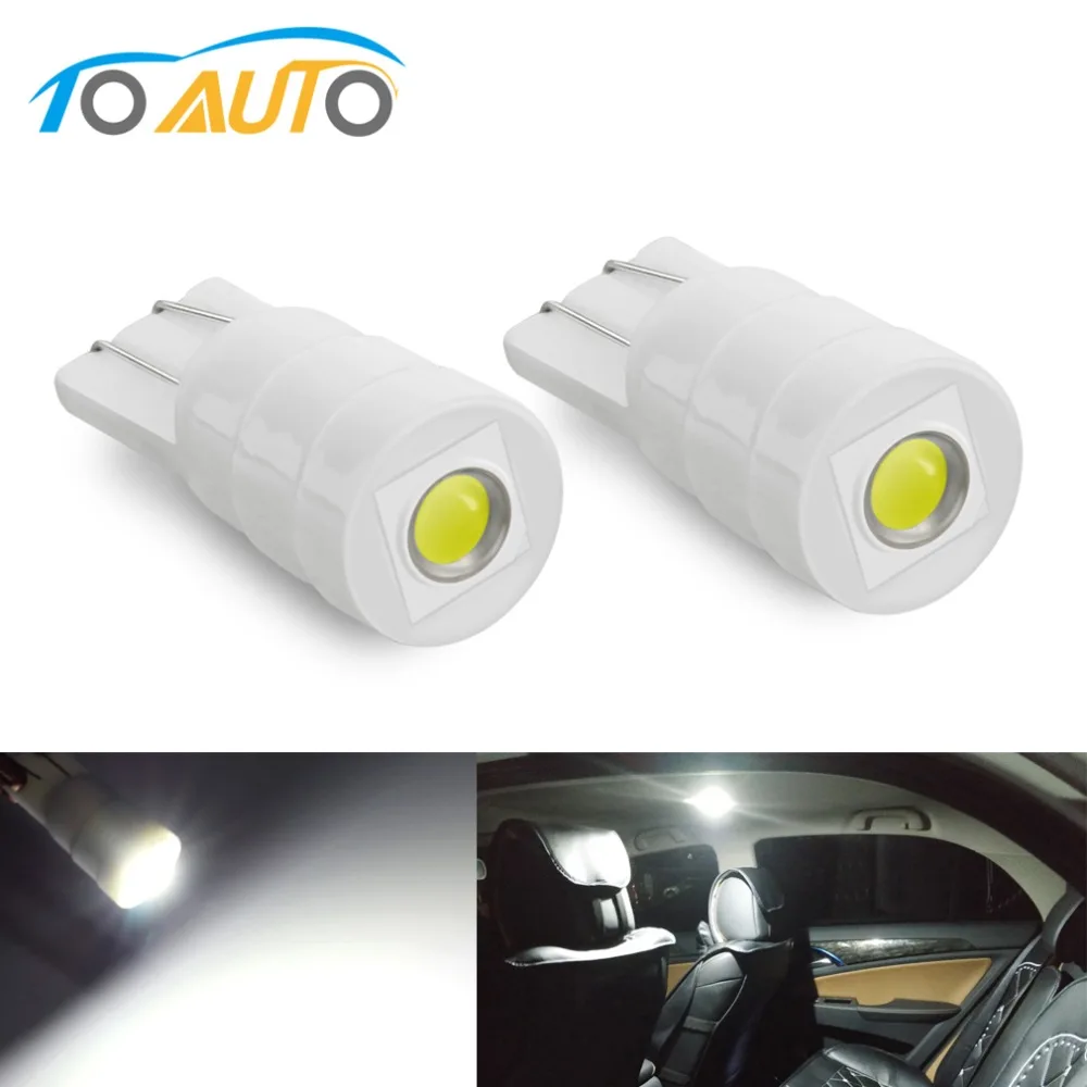 2pcs T10 W5W 194 168 LED Bulb White Super Bright Car Door Lights Interior Instrument Dome Reading License Plate Lamp Auto 12V
2pcs T10 W5W 194 168 LED Bulb White Super Bright Car Door Lights Interior Instrument Dome Reading License Plate Lamp Auto 12V