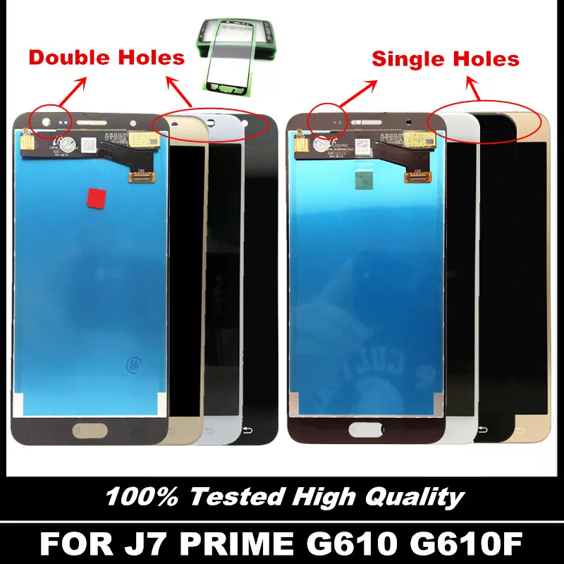Замена протестированный ЖК дисплей для Samsung Galaxy J7 Prime G610 G610F On7 2016 G6100 сенсорный