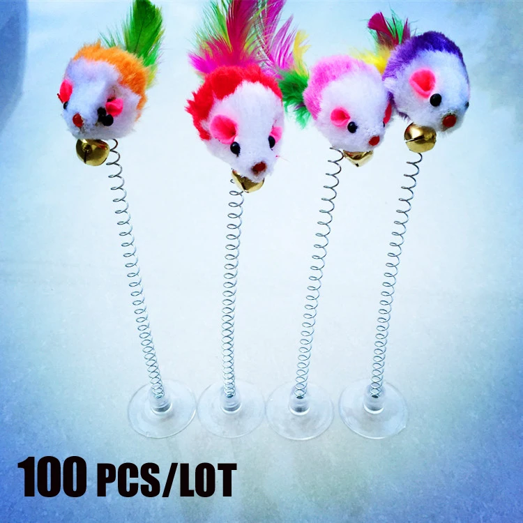 100Pcs Funny Cat Toys Elastic Feather False Mouse Bottom Sucker Toys for Cat Kitten Playing Toy Pet Cat Product
100Pcs Funny Cat Toys Elastic Feather False Mouse Bottom Sucker Toys for Cat Kitten Playing Toy Pet Cat Product
