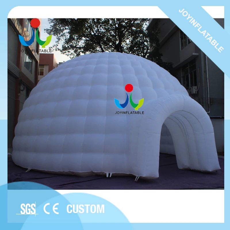 Inflatable event family tent igloo with LED Light and waterproof with two doors
Inflatable event family tent igloo with LED Light and waterproof with two doors