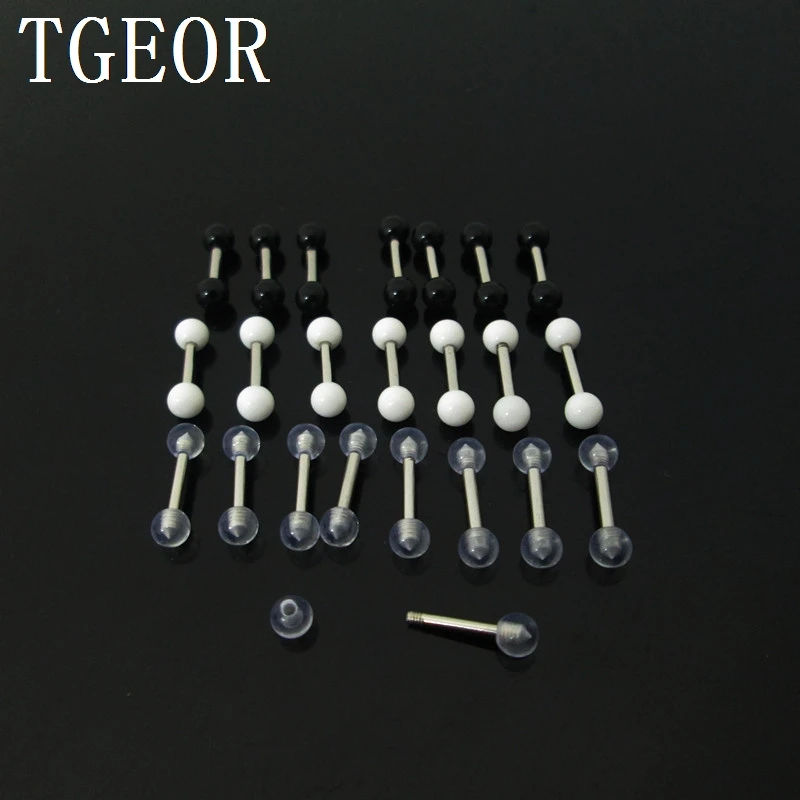 free shipping wholesale Hot Fashion Charm 100pcs 1.0*6*3/3mm plain ball acrylic tragus ear piercing earring
free shipping wholesale Hot Fashion Charm 100pcs 1.0*6*3/3mm plain ball acrylic tragus ear piercing earring