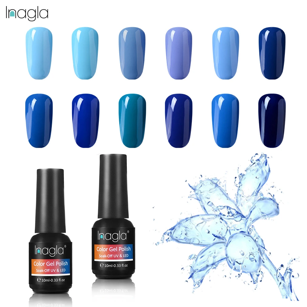 Inagla 10ml Blue Series Nail Gel Polish Soak Off UV LED Semi Permanent Varnish Gel Lacquer 12 Pure Colors
Inagla 10ml Blue Series Nail Gel Polish Soak Off UV LED Semi Permanent Varnish Gel Lacquer 12 Pure Colors